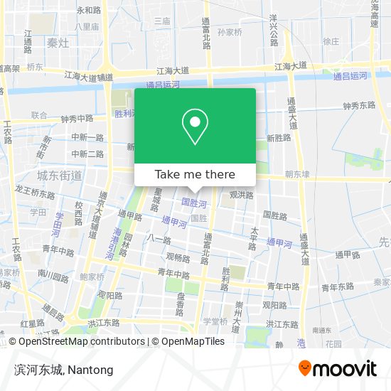 滨河东城 map