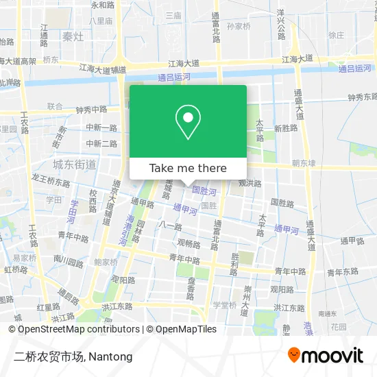 二桥农贸市场 map