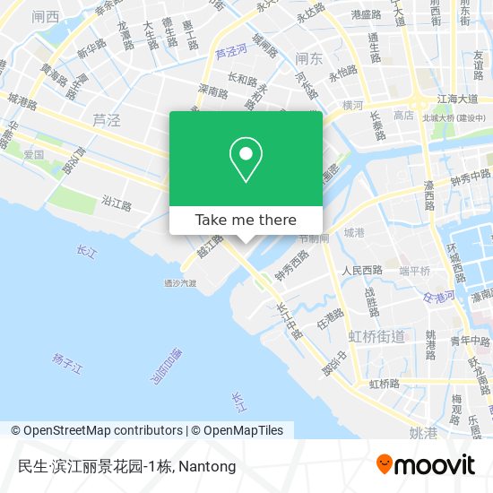 民生·滨江丽景花园-1栋 map