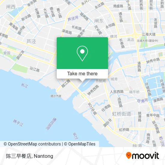 陈三早餐店 map