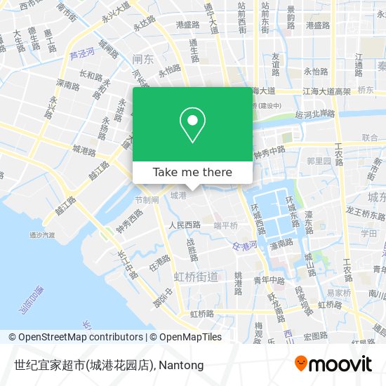 世纪宜家超市(城港花园店) map