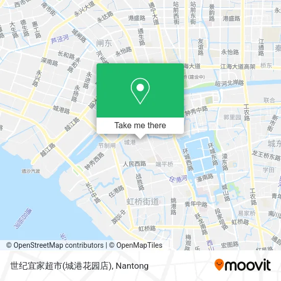 世纪宜家超市(城港花园店) map