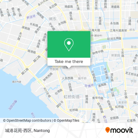 城港花苑-西区 map