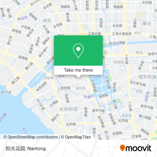 阳光花园 map
