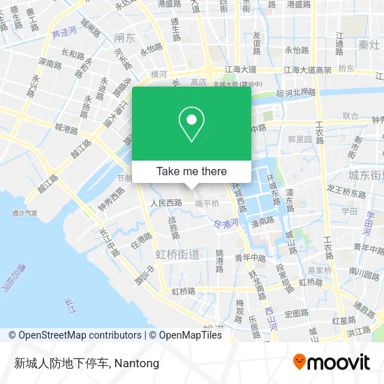 新城人防地下停车 map
