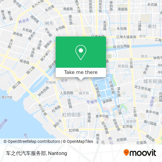 车之代汽车服务部 map
