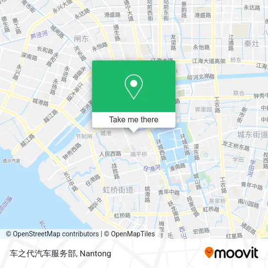 车之代汽车服务部 map