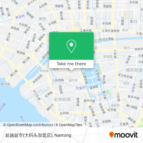 超越超市(大码头加盟店) map