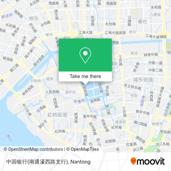 中国银行(南通濠西路支行) map