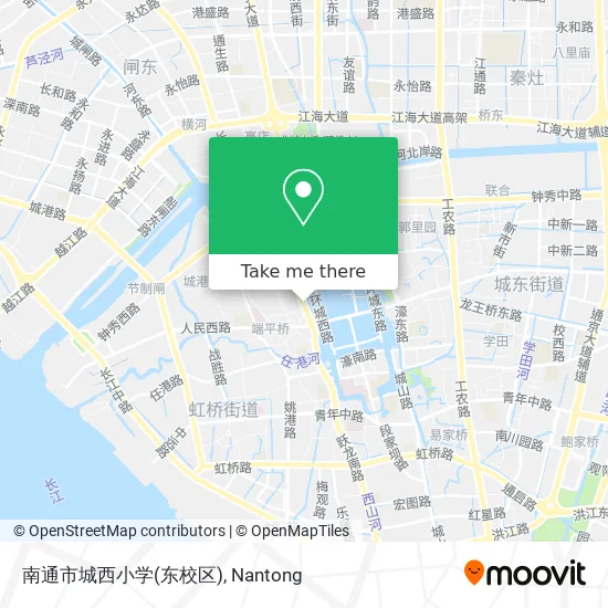 南通市城西小学(东校区) map