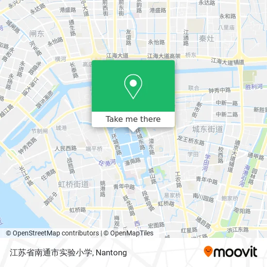 江苏省南通市实验小学 map