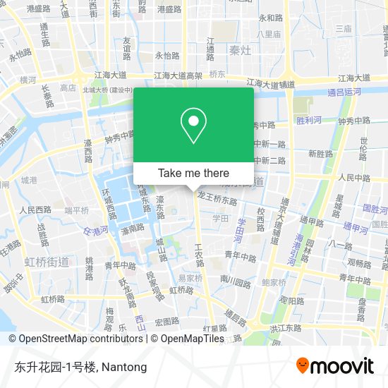 东升花园-1号楼 map