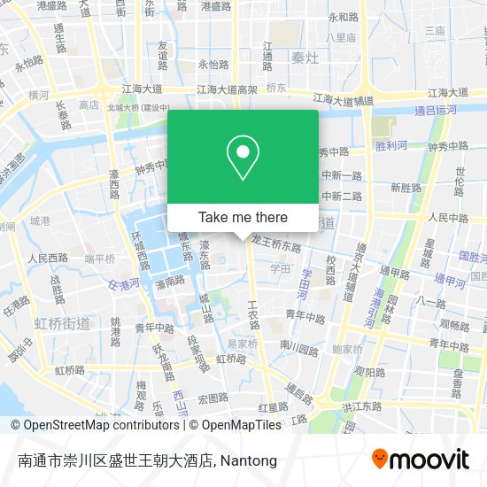 南通市崇川区盛世王朝大酒店 map
