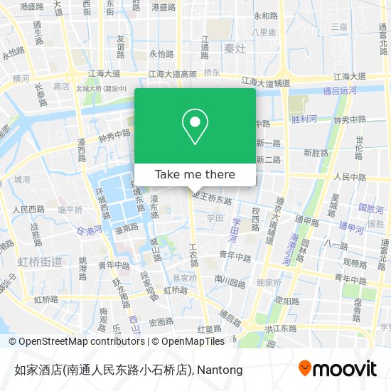 如家酒店(南通人民东路小石桥店) map