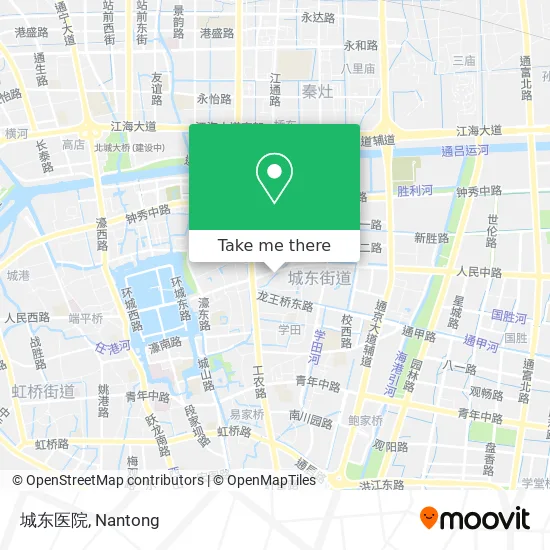 城东医院 map