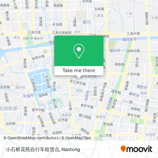 小石桥花苑自行车租赁点 map