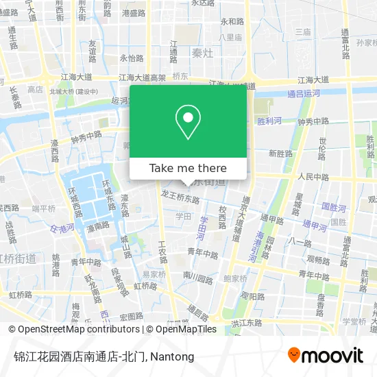 锦江花园酒店南通店-北门 map