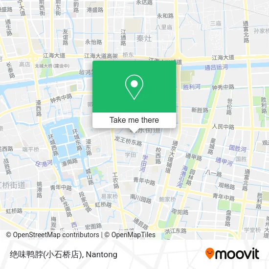 绝味鸭脖(小石桥店) map