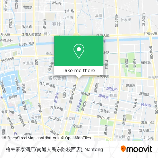 格林豪泰酒店(南通人民东路校西店) map