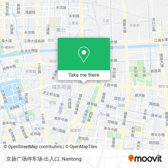 京扬广场停车场-出入口 map