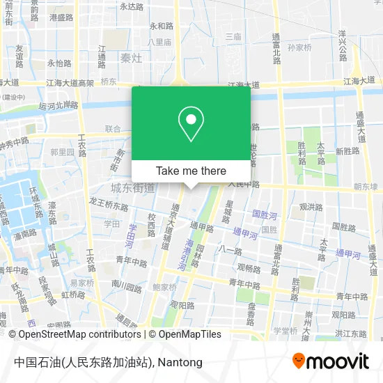 中国石油(人民东路加油站) map