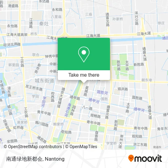 南通绿地新都会 map