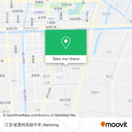 江苏省通州高级中学 map
