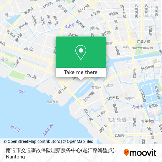 南通市交通事故保险理赔服务中心(越江路海盟点) map
