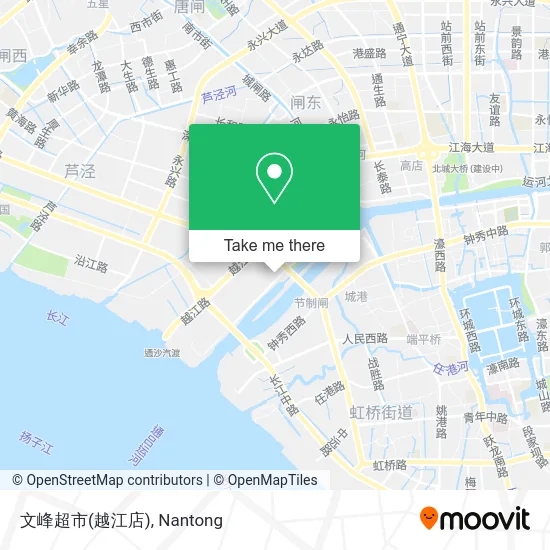 文峰超市(越江店) map