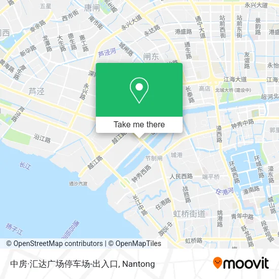 中房·汇达广场停车场-出入口 map