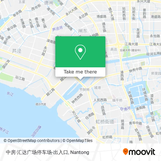 中房·汇达广场停车场-出入口 map