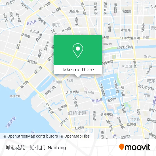 城港花苑二期-北门 map