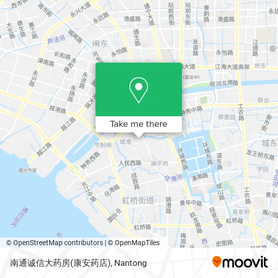 南通诚信大药房(康安药店) map