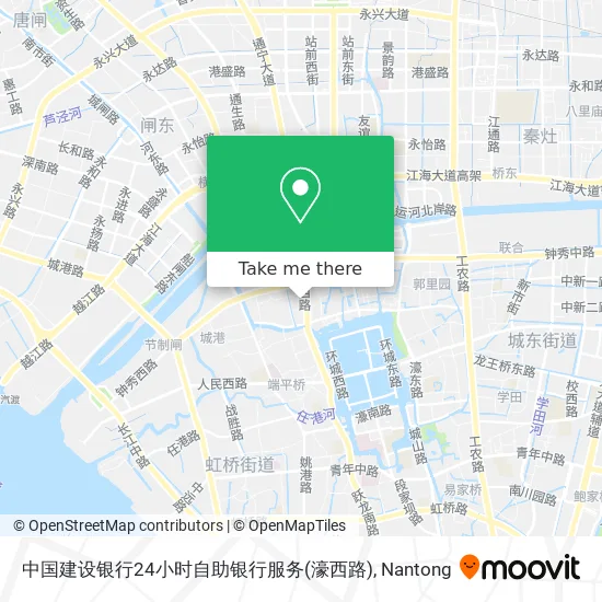 中国建设银行24小时自助银行服务(濠西路) map