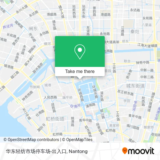 华东轻纺市场停车场-出入口 map