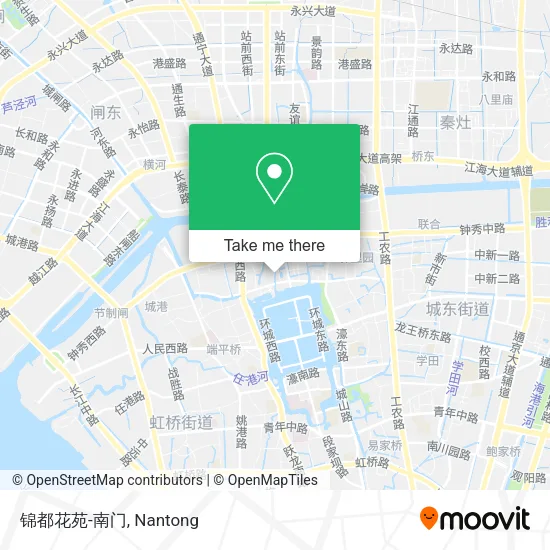 锦都花苑-南门 map