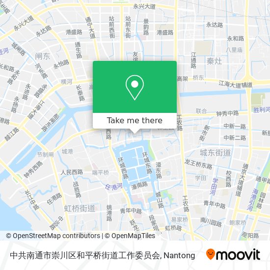 中共南通市崇川区和平桥街道工作委员会 map