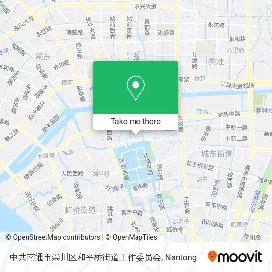 中共南通市崇川区和平桥街道工作委员会 map