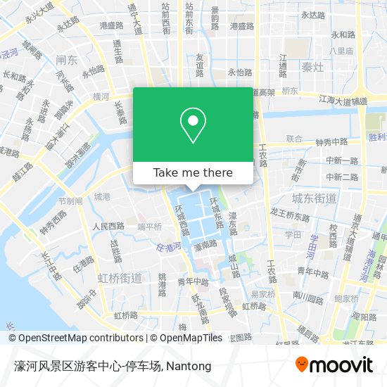濠河风景区游客中心-停车场 map