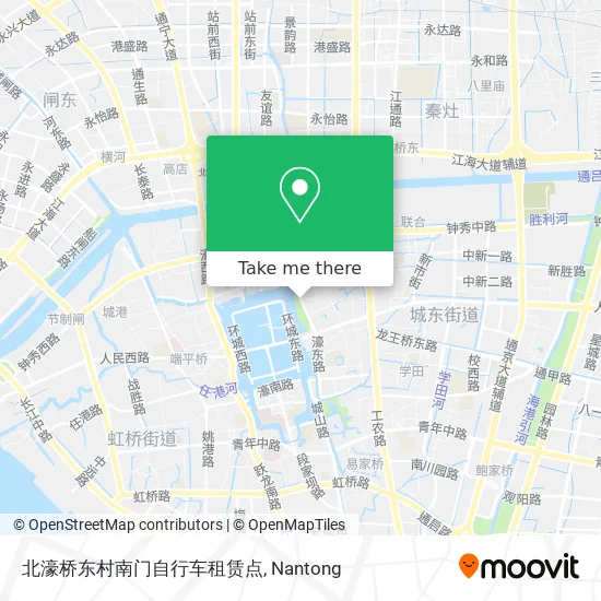 北濠桥东村南门自行车租赁点 map