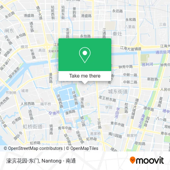濠滨花园-东门 map