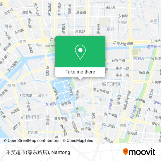 乐笑超市(濠东路店) map