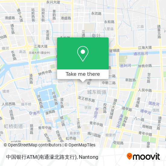中国银行ATM(南通濠北路支行) map