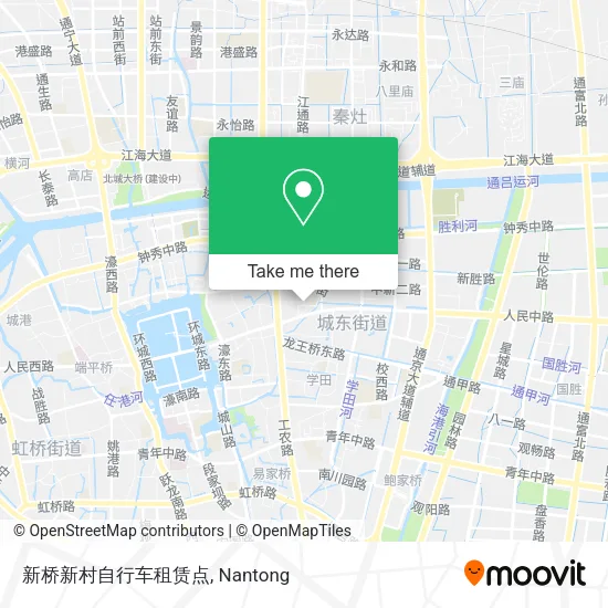 新桥新村自行车租赁点 map