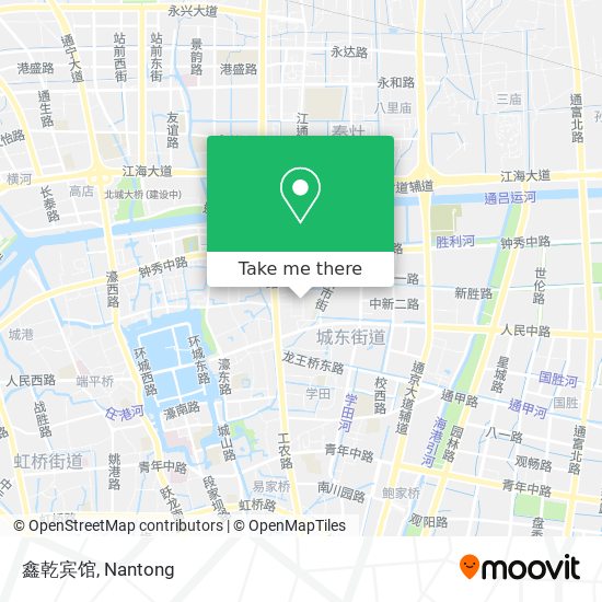 鑫乾宾馆 map