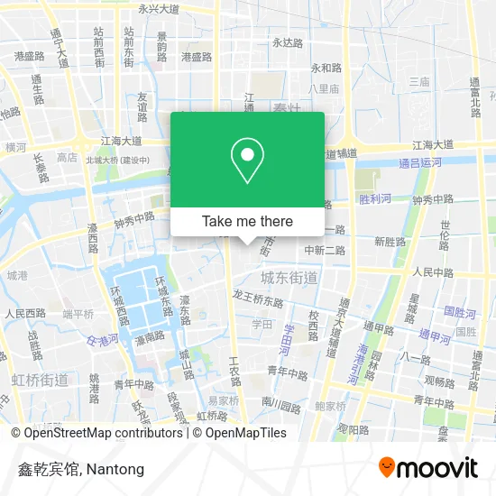 鑫乾宾馆 map