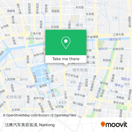 洁爽汽车美容装潢 map
