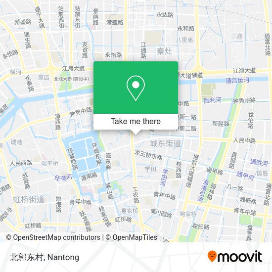 北郭东村 map