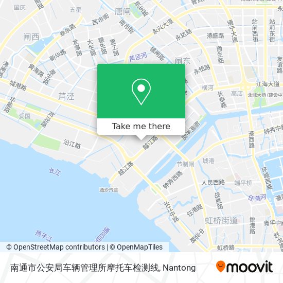 南通市公安局车辆管理所摩托车检测线 map