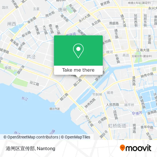 港闸区宣传部 map